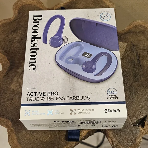 Brookstone Headphones Brookstone Active Pro True Wireless Earbuds Poshmark